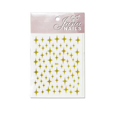 NAIL STICKERS STARS - GOLD