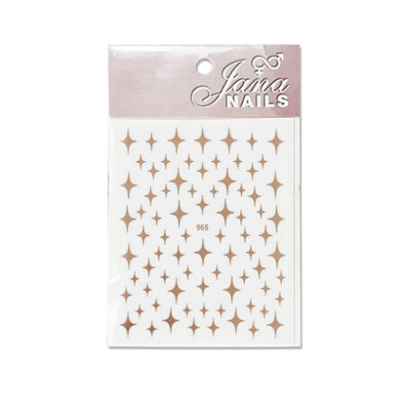 NAIL STICKERS STARS - ROSE GOLD