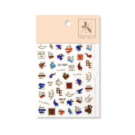 Nail stickers Abstract 01 flexy stikeri