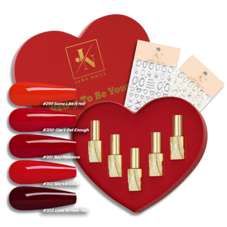 Red-y To Be Yours! - Heart box 5 pcs & Stickers