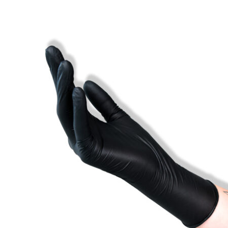 Rukavice nitrilne black L - 100kom/pakiranje